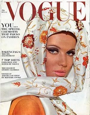 Vintage Vogue October 1964 - Veruschka.jpg